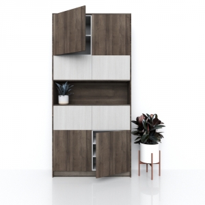 Tủ giày, Melamine - 1200x350x2527