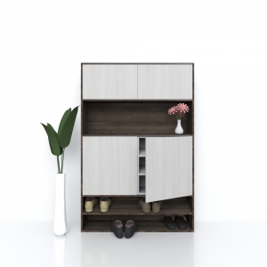 Tủ giày, Melamine - 1200x350x1828