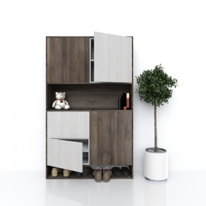 Tủ giày, Melamine - 1200x350x2000